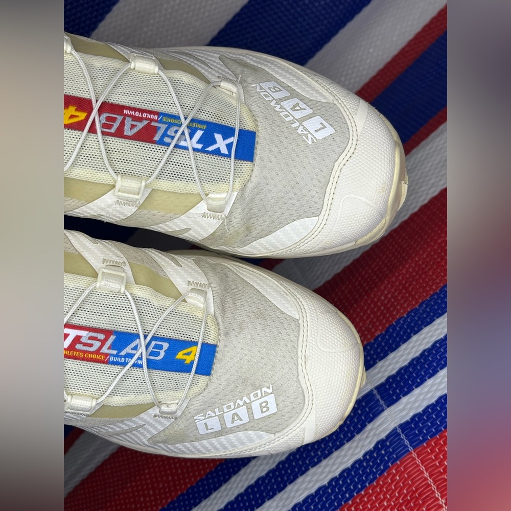 Salomon XT-4 OG Sneakers - Men’s Size 11 - Vanilla Ice and Fiery Red - Sneakers - Picture 11 of 16